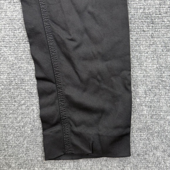Diesel Pants Size 28W x 28L Slim Chino Pants Black Pleated Cotton Blend Women's - Picture 3 of 15